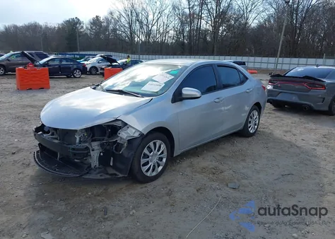 2016 Toyota Corolla Le z USA, uszkodzony, nr VIN 2T1BURHEXGC618640
